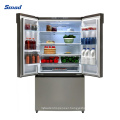 Smad OEM No Frost Stainless Steel French Door Refrigerator with Water Dispenser